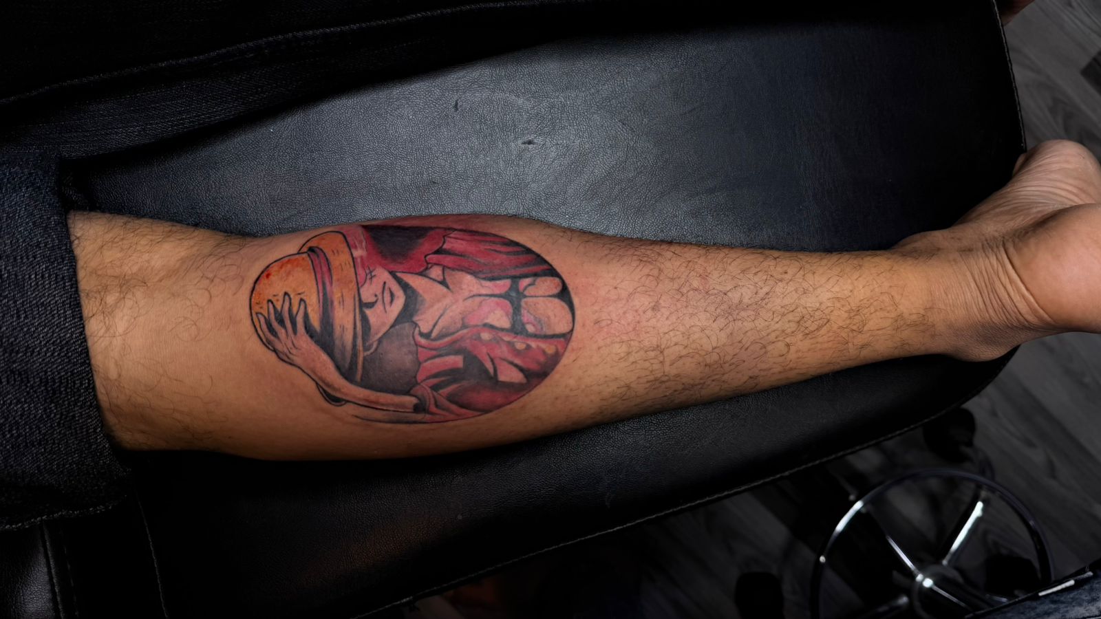 Coloring detail tattoo artwork